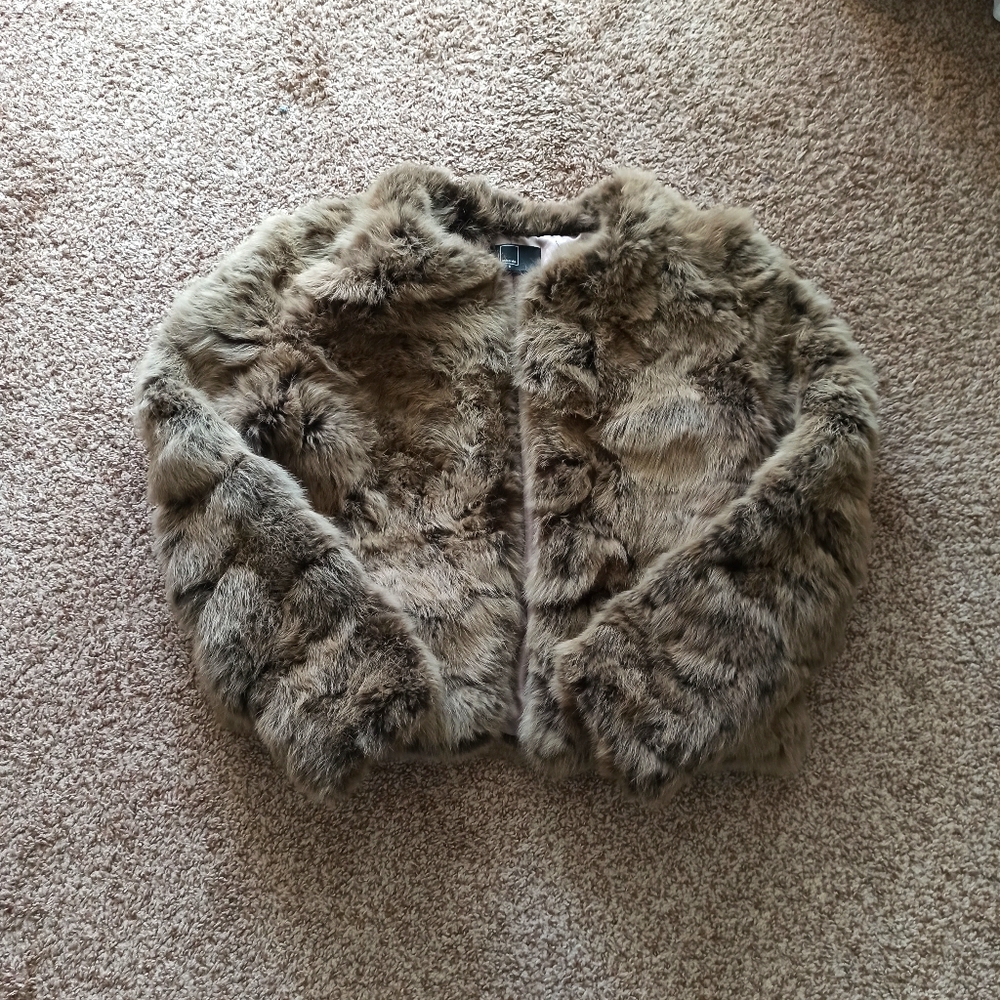 Genuine Rabbit Fur Coat Worn Twice